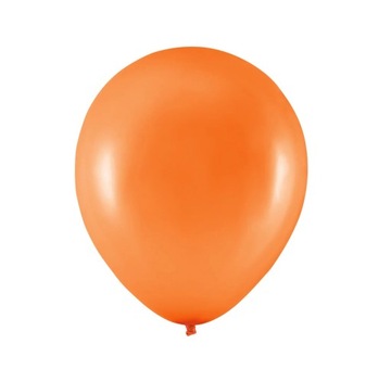 Balony metaliczne pomarańczowe 12 cali 20szt hel