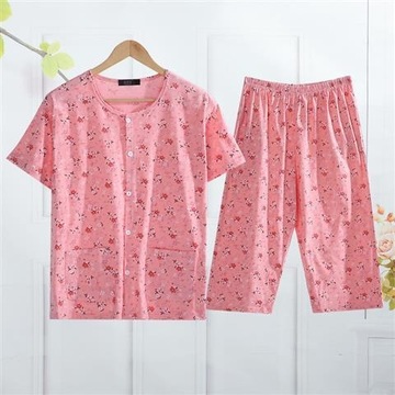 Piżama damska rozpinana duży rozmiar spodnie 3/4 roz 3XL/4XL, 4XL/5XL