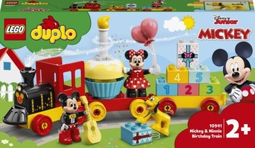 Lego Duplo Urodzinowy pociąg Miki i Minnie 10941
