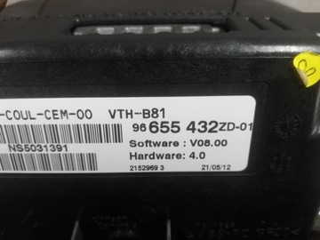 CITROEN DS5 DISPLEJ HEAD UP 96655432ZD