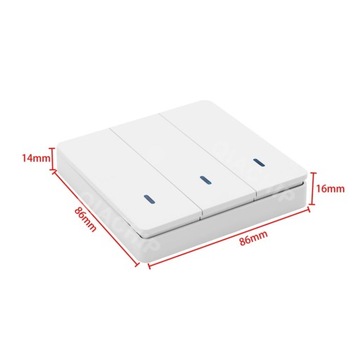 2-канальный пульт дистанционного управления в виде накладного выключателя