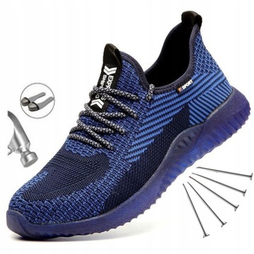 LETNIE LEKKIE SPORTOWE BUTY ROBOCZE PÓŁBUTY BHPXHU