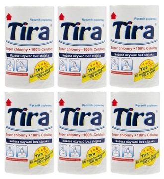 ПОЛОТЕНЦА бумажные ТИРА 300 белая целлюлоза 6
