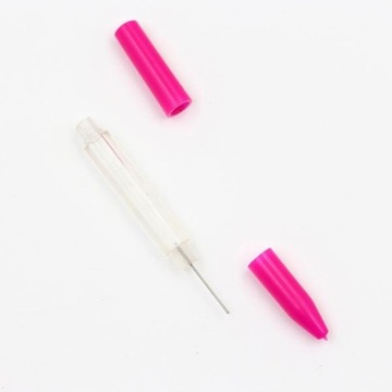 Ручка с розовыми часами