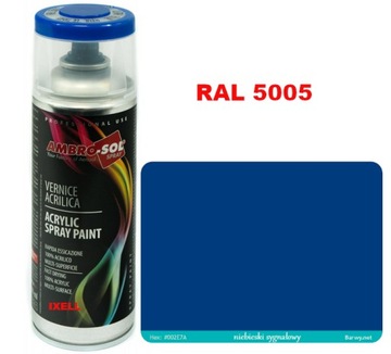 RAL 5005 LAKIER AKRYL SPRAY niebieski POŁYSK 1233