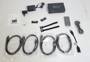 KVM-переключатель HDMI 4K, 60 Гц, 4 порта, выход 4 в 1, USB 3.0 AVstar Ł452