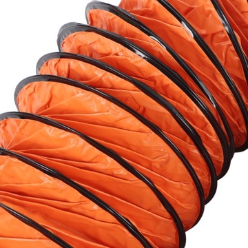 Гибкий воздуховод, регулируемый вентиляционный шланг из ПВХ, 10 м, с зажимом из 2 частей