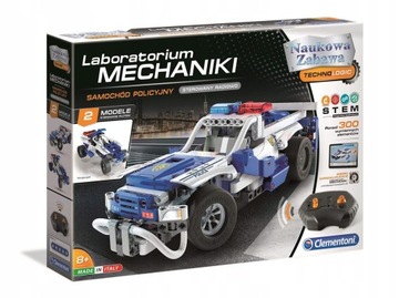 Pojazd policyjny RC Clementoni LAB. MECHANIKI