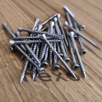 ВИНТЫ ДЛЯ ДЕКИ 4x60 C2 ДЛЯ ДЕРЕВА ДЛЯ ПОСОФИТА С КОНИЧЕСКОЙ ГОЛОВКОЙ x500