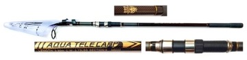 MOCNA WĘDKA NA KARPIA KARPIÓWKA 3,90 m AQUA TELE CARP 3,75 LBS TELESKOP !