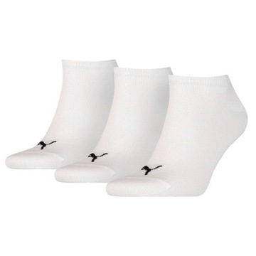 Ponožky Puma Sneaker Plain 3P členkové ponožky biele 3páry 906807 03/261080001 300