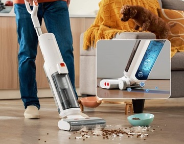 АККУМУЛЯТОРНЫЙ МОЮЩИЙ ПЫЛЕСОС ULTENIC AC1 ШВАБРА 2в1