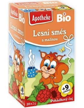 APOTHEKE HERBATKA DLA DZIECI OWOCE LEŚNE Z MALINĄ PO 9 M BIO 40 g