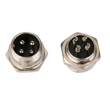 5x2 4-контактных круглых резьбовых разъема