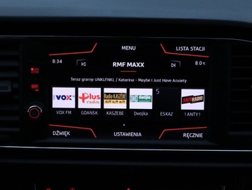 Seat Leon III Hatchback Facelifting 1.4 TSI 125KM 2018 Seat Leon 1.4 TSI, Salon Polska, Navi, Klima, zdjęcie 11