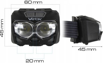 МОЩНЫЕ СВЕТОДИОДНЫЕ ФАРЫ БАТАРЕЯ ДАТЧИК ДВИЖЕНИЯ USB-C