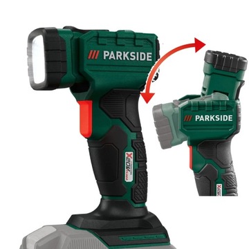 PARKSIDE Ręczny reflektor LED akumulatorowy 20 V lampa robocza warsztatowa