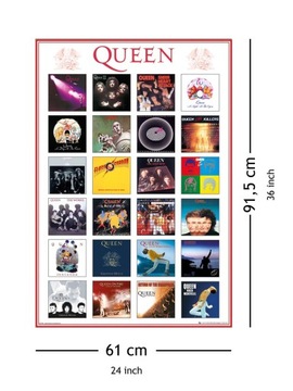 Обложки альбомов Queen Постер Фредди Меркьюри 61x91,5