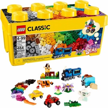 LEGO Classic Kreatywne klocki średnie pudełko 10696 | 484 elementy