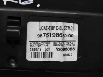 CITROEN DS4 11-15 DISPLEJ 9676198680