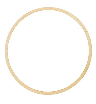 Obręcz drewniana Koło łapacza Baza Makramy 38cm