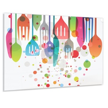 Panel Kuchenny z Grafiką 80x60 Klej Gratis