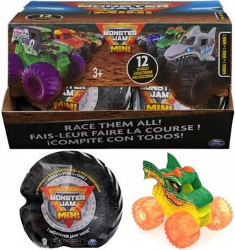 MONSTER JAM TRUCK 1:87 AUTO SASZETKA NIESPODZIANKA