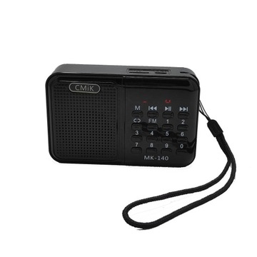 ПОРТАТИВНОЕ ТУРИСТИЧЕСКОЕ РАДИО АККУМУЛЯТОР FM USB SD