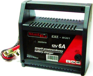 PROSTOWNIK EST-W301 12V 6A / 34 - 60Ah STEF-POL