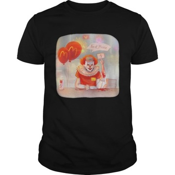 Halloween joker mcdonalds next please Koszulka Unisex cotton T-Shirt