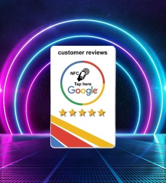 NFC-КАРТА ДЛЯ ОСТАВЛЕНИЯ ОТЗЫВОВ В GOOGLE + БОНУС