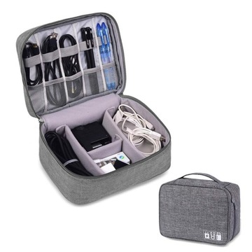 TR12A ETUI ORGANIZER POKROWIEC NA KABLE PODRÓŻNY