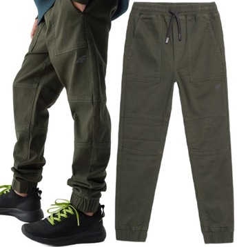 SPODNIE DZIECIĘCE CASUAL 4F TTROM412 JOGGERY 164