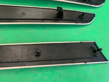 ДЕКОР НАКЛАДКИ НА ДВЕРИ МАТОВЫЕ ДАНКИ АЛЮМИНИЙ AUDI A6 C6 04-11 СЕДАН