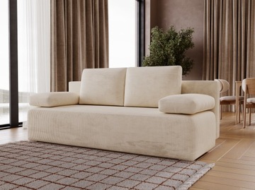Kanapa/sofa ZOJA z f. spania, pojemnikiem, rozkładana BUKLA,SZTRUKS,WELUR