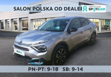 Citroen 2023 Citroen C4X EV136 50kWh Shine SalonPL ASO FV23 Kredyt 0 Leasing od 101