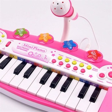 ИНТЕРАКТИВНОЕ ФОРТЕПИАНО-ОРГАН С МИКРОФОНОМ СВЕТОВЫЕ МЕЛОДИИ