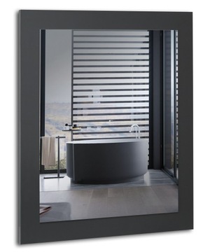 LUSTRO ŁAZIENKOWE STELLA ANTRACYT POŁYSK 60 cm