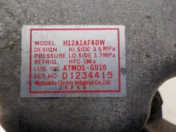 MAZDA 6 GG GH 1.8 2.0 16V LF КОМПРЕССОР КОНДИЦИОНЕРА H12A1AF4DW