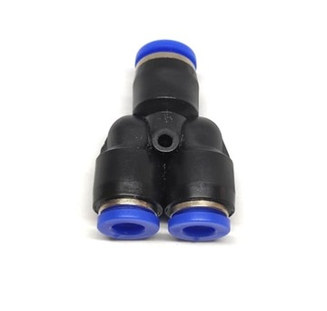 ZŁĄCZKA PNEUMATYCZNA WTYKOWA Y WĄŻ 8MM I 2x 6MM