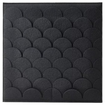 IKEA PLUGGLAND TABLICA NA NOTATKI CZARNY 40X40CM