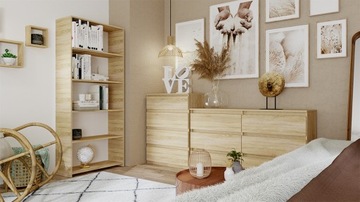 КНИЖНЫЙ ШКАФ 80см SONOMA BINDERS ПОЛКА ШКАФ