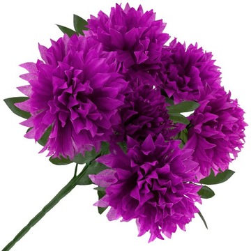 ИСКУССТВЕННЫЕ ЦВЕТЫ ХРИЗАНТЕМ большой БУКЕТ ИЗ 6 ИСКУССТВЕННЫХ ЦВЕТОВ ЦВЕТЫ С