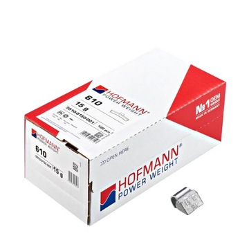 Ciężarki nabijane do felg aluminiowych 15g HOFMANN