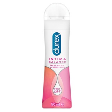 Żel intymny Durex Intima Balance 50 ml lubrykant na bazie wody nawilżający
