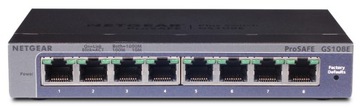 Switch Netgear GS108E 8x 1000Mb GIGABIT QoS VLAN