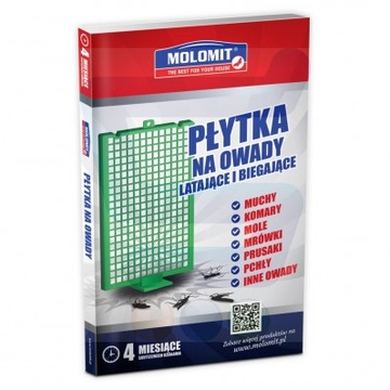 Płytka na owady Molan Molomit jak globol