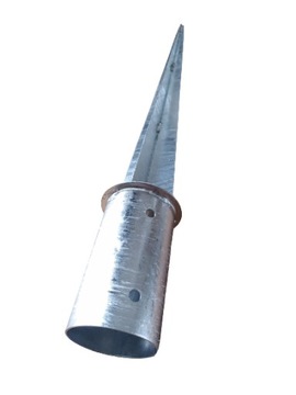 PODSTAWA SŁUPA OKRĄGŁA WBIJANA, kotwa 100X750mm
