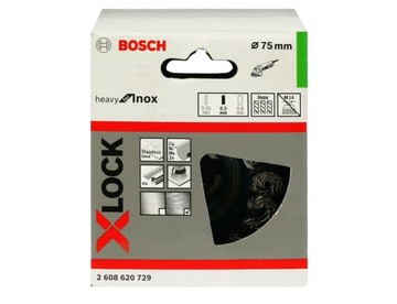ПРОВОЛОЧНАЯ ЩЕТКА BOSCH 75 мм X-LOCK