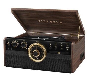 Gramofon 6 w 1 Victrola Empire VTA-270B CD FM OPIS CZYTAJ